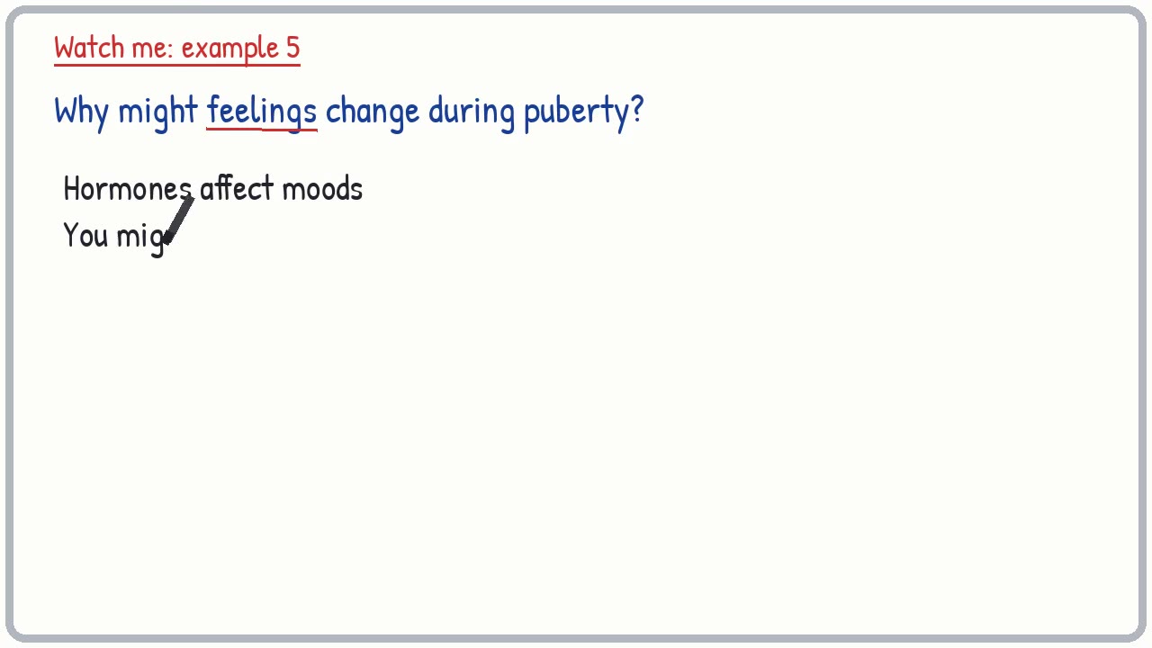 Whiteboard video lesson: What is puberty?