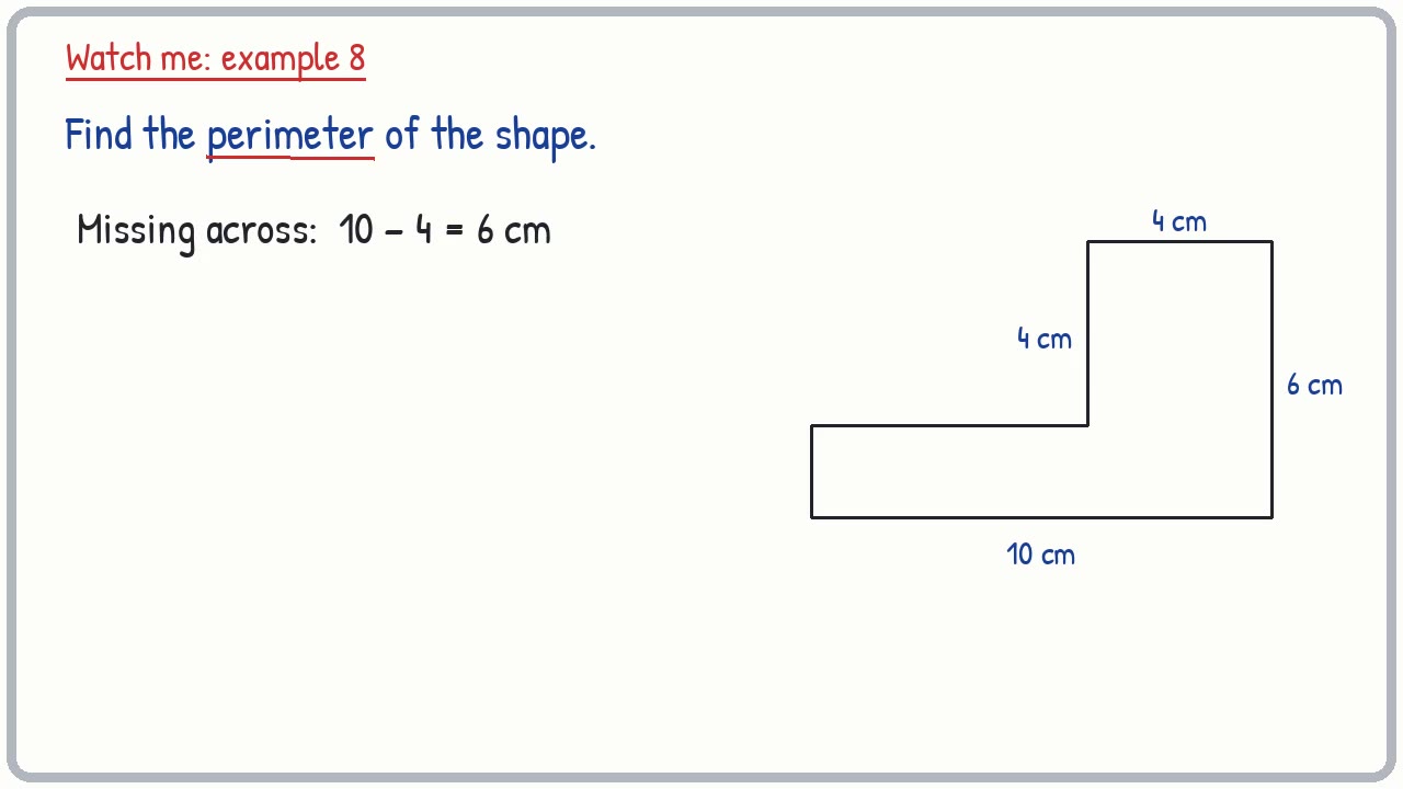 Whiteboard video lesson: Perimeter