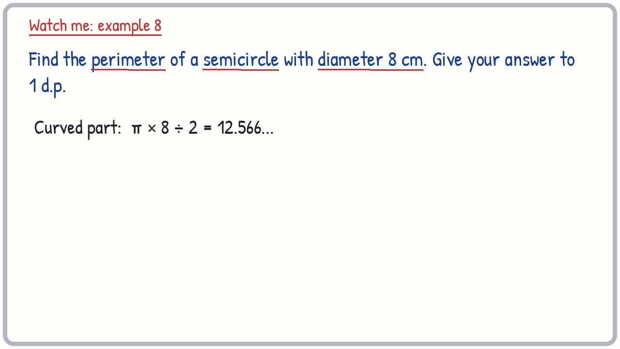 Whiteboard video lesson: Circumference of a circle